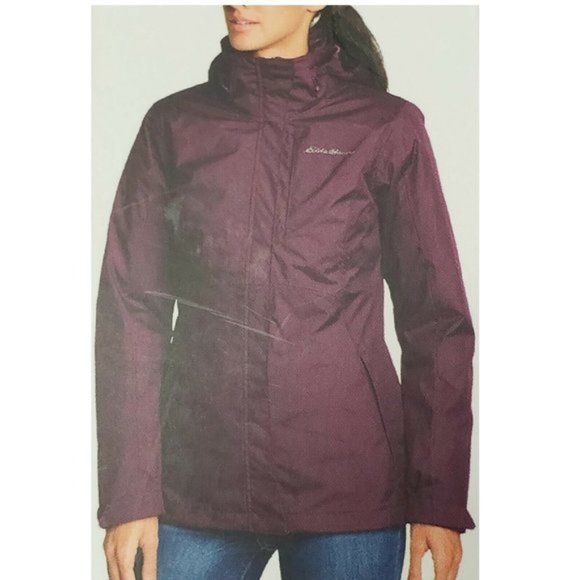 Eddie Bauer Jackets & Blazers - Eddie Bauer Womens Barrier Ridge 3-In-1 Down Jckt